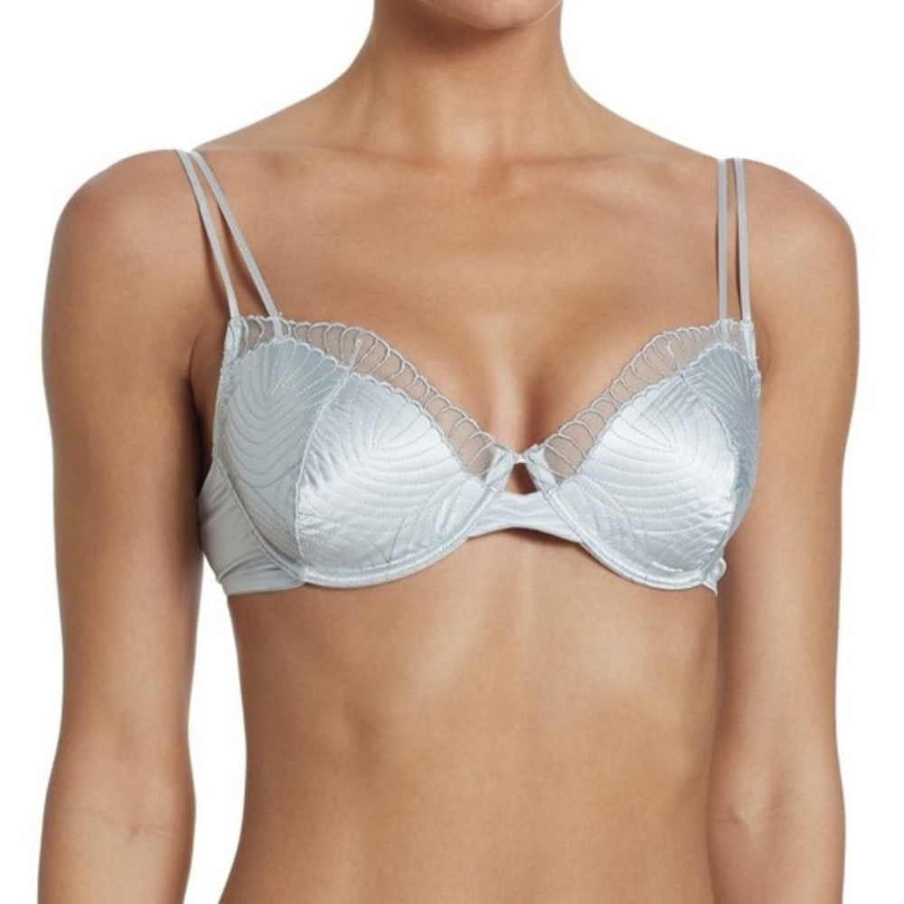 ** Josie Natori Foundation Plie Embroidery Bra